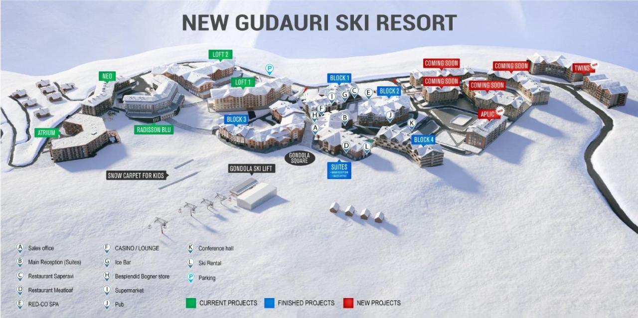 Апартаменти Gvc 328 New Гудаурі Екстер'єр фото